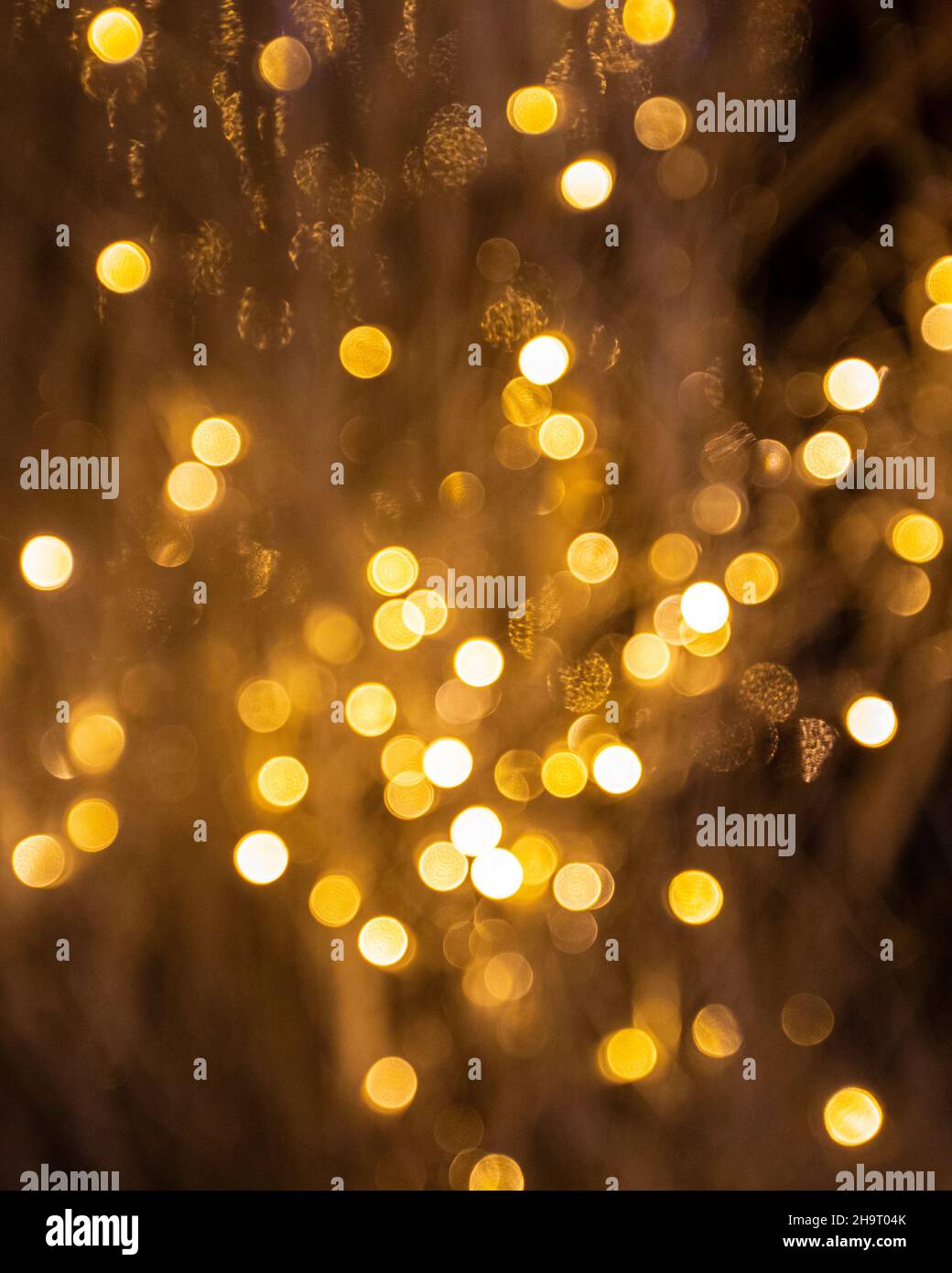 Luci astratte fuori fuoco. Foto Stock