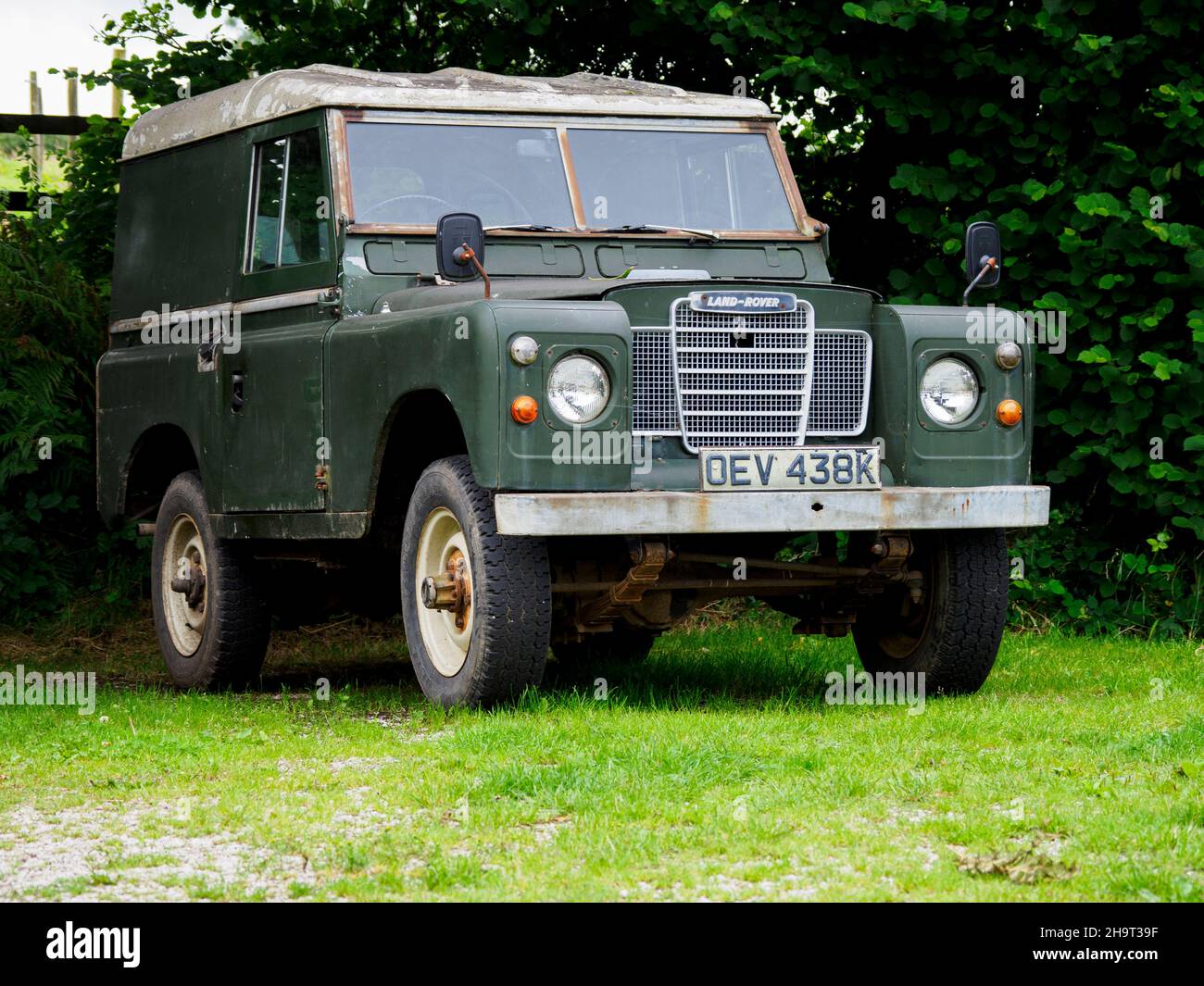 1971/2 Land rover serie III, Regno Unito Foto Stock