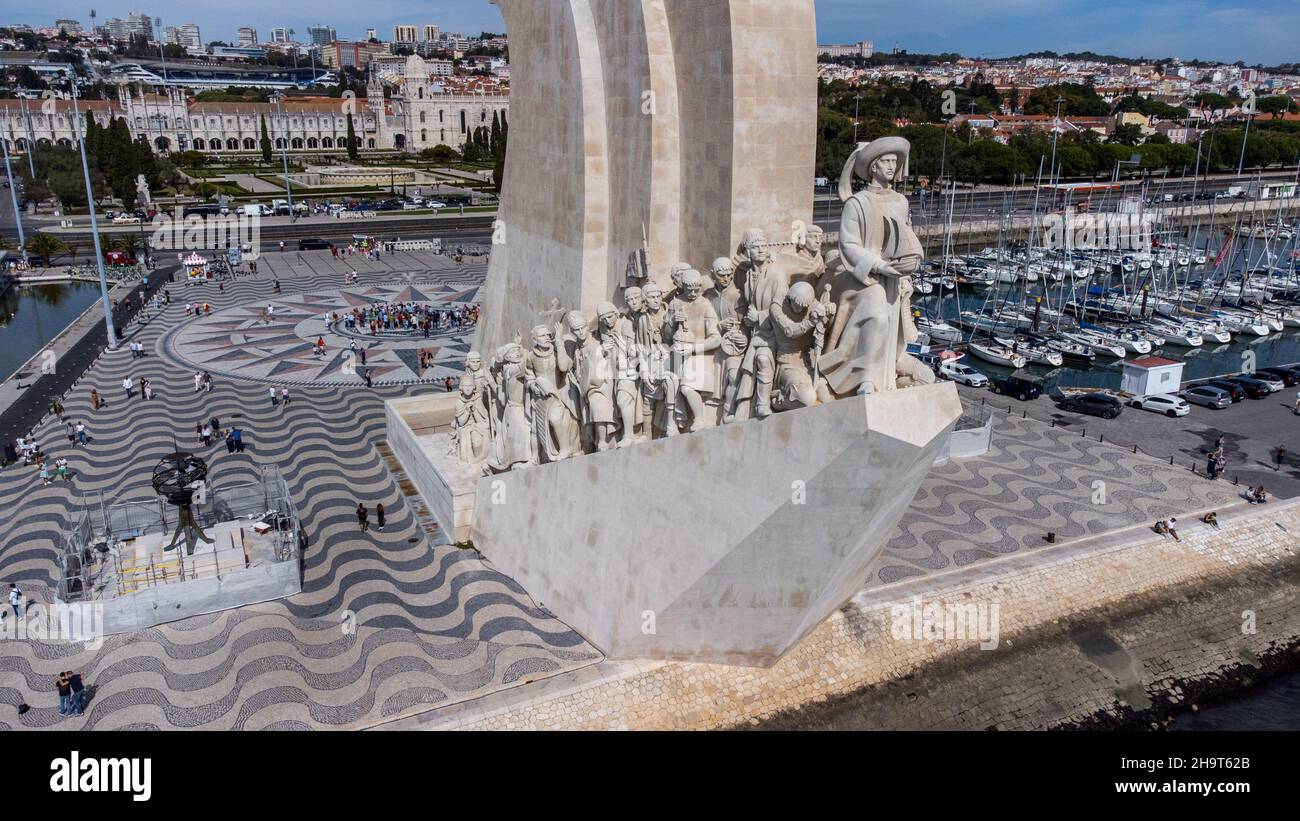 Padrão dos Descobrimentos, Lisbona, Portogallo Foto Stock