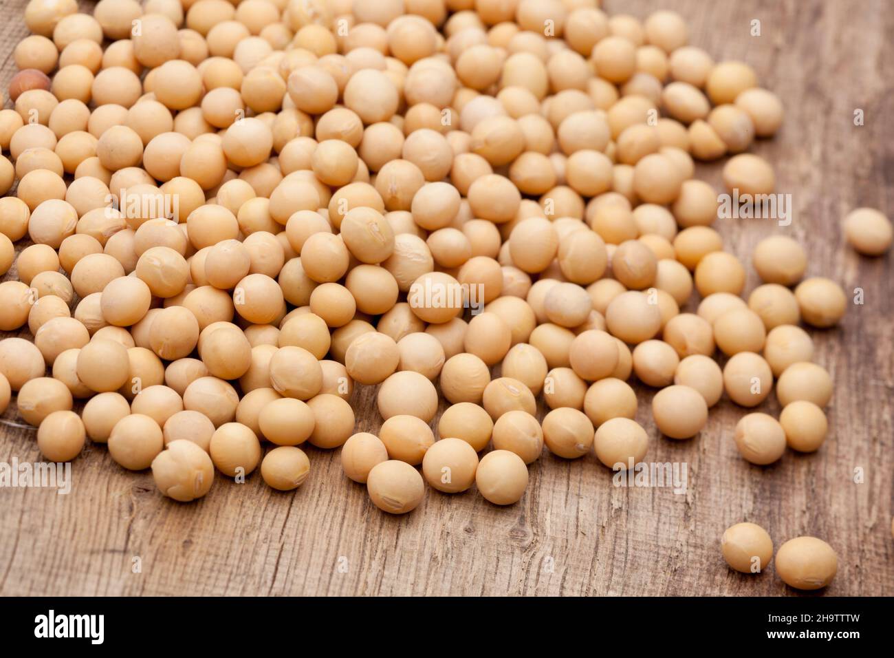 soia, molti, soia, asse di legno, soia, stretto, ci sono parecchi, fronte, faccia, insieme, cultura, prima che, cibo, alimenti, alcuni, secco, sfocato, b Foto Stock