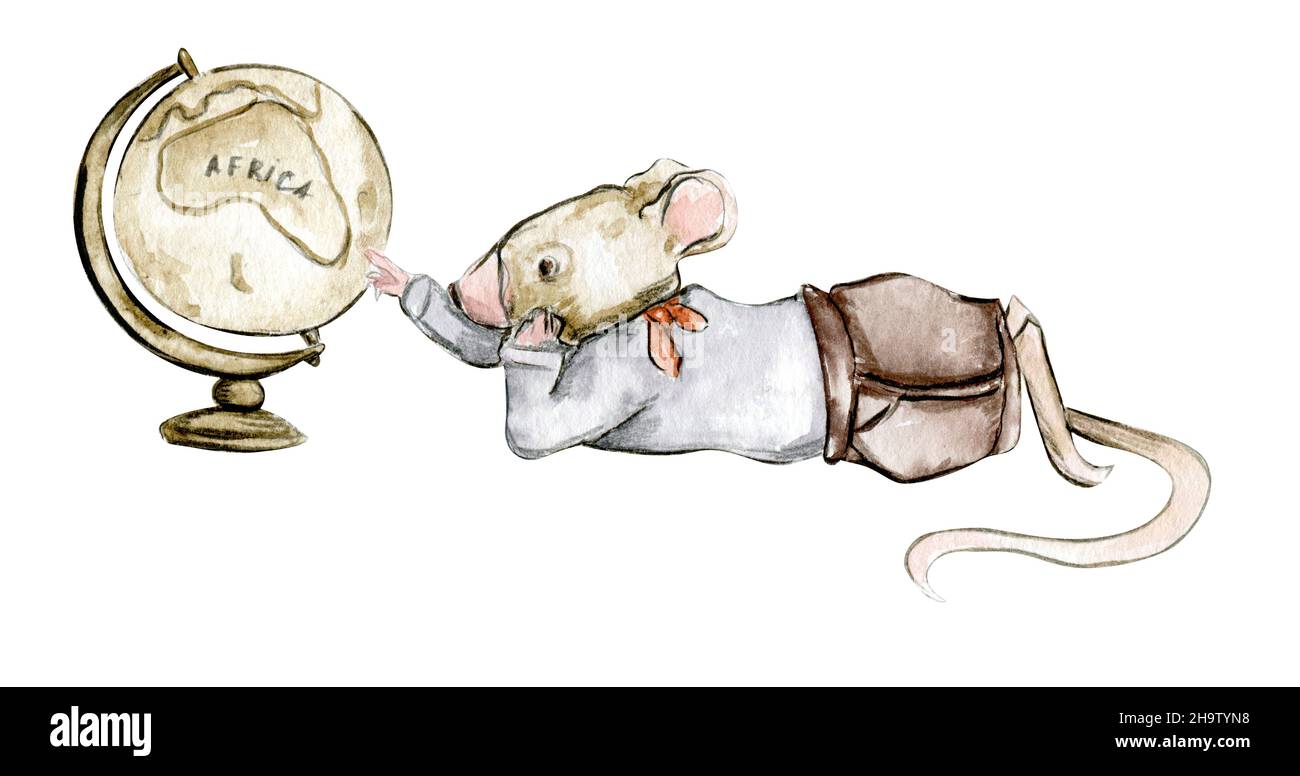 Una serie di elementi ad acquerello dipinti a mano per il download immediato. File di alta qualità a 300 dpi. Questo set di clipart è perfetto per i menu, la creazione di schede, bac Foto Stock