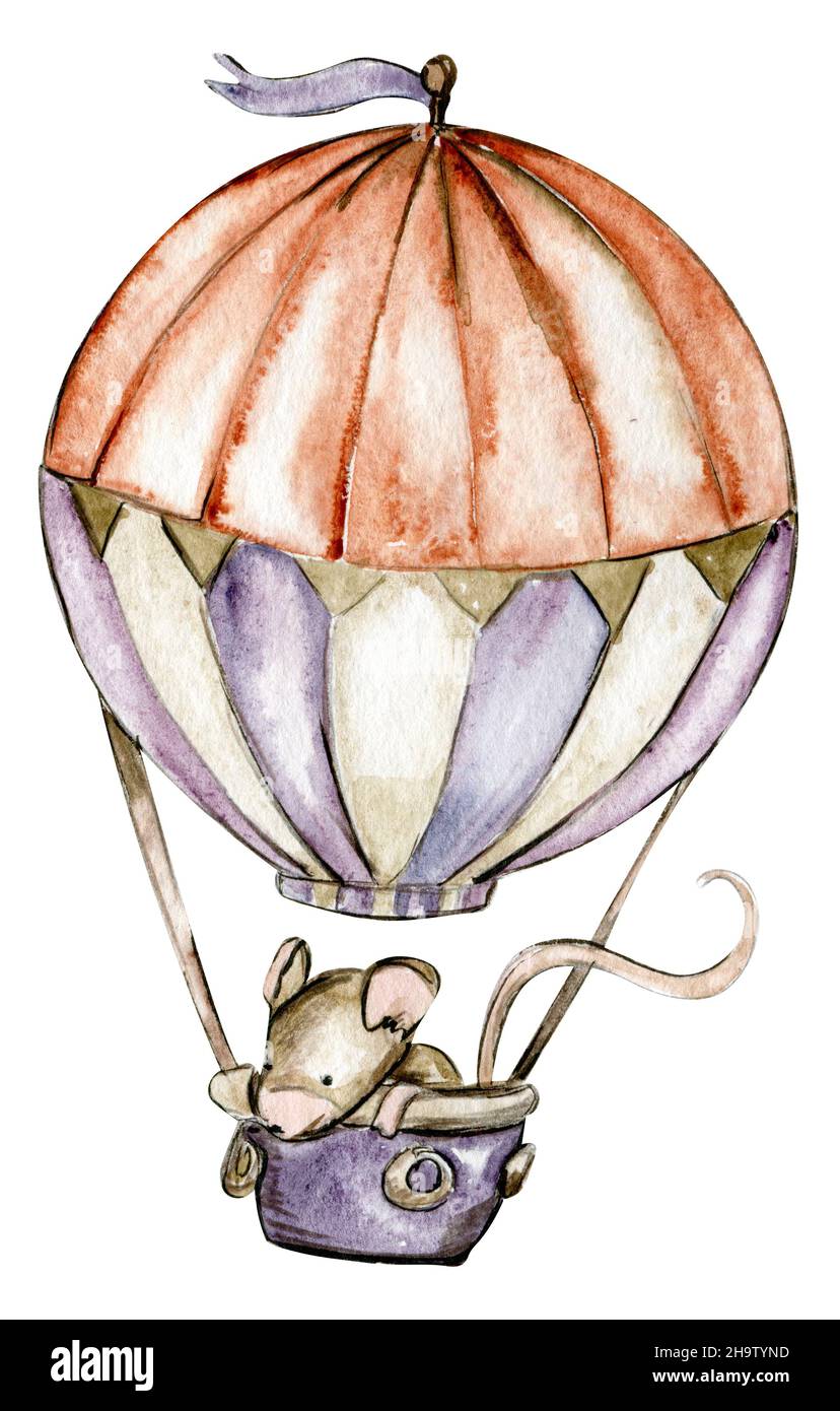 Una serie di elementi ad acquerello dipinti a mano per il download immediato. File di alta qualità a 300 dpi. Questo set di clipart è perfetto per i menu, la creazione di schede, bac Foto Stock