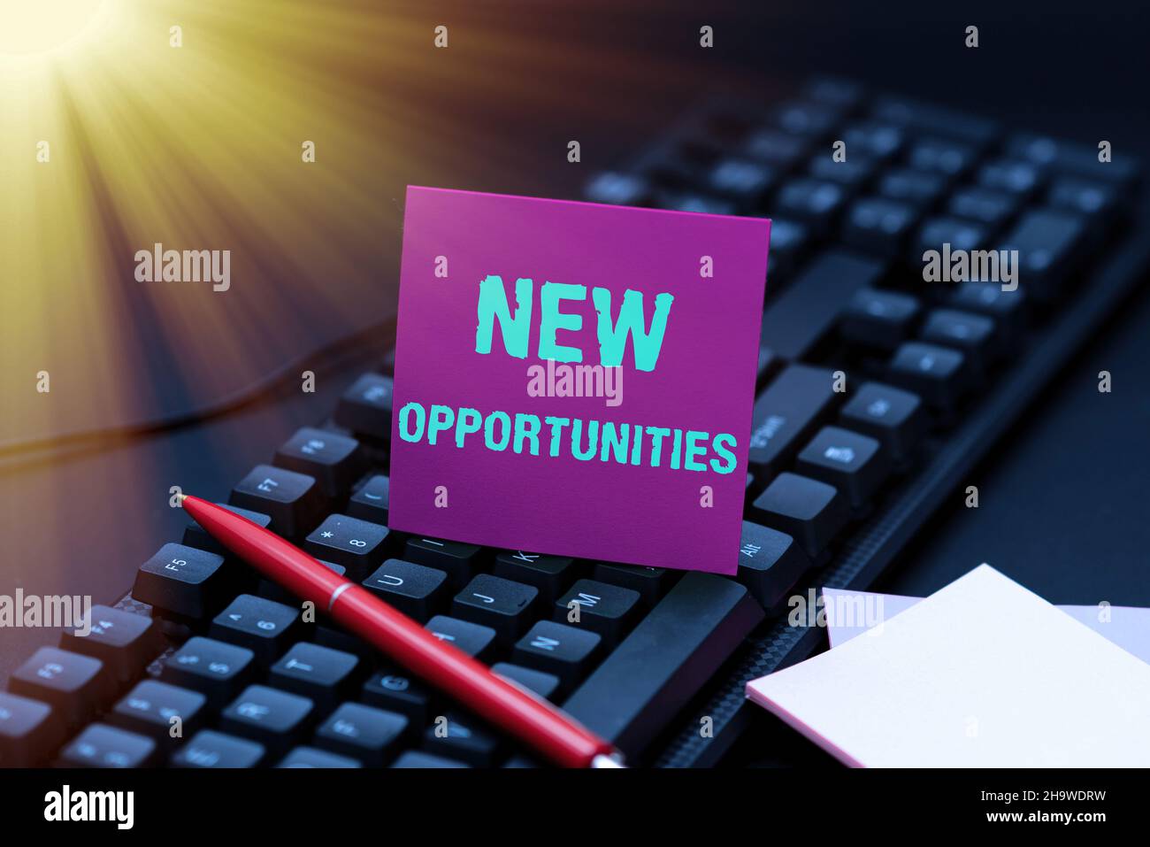 Didascalia concettuale nuove opportunità. Internet Concept Una situazione che rende possibile fare qualcosa che crea computer Programming Services Foto Stock