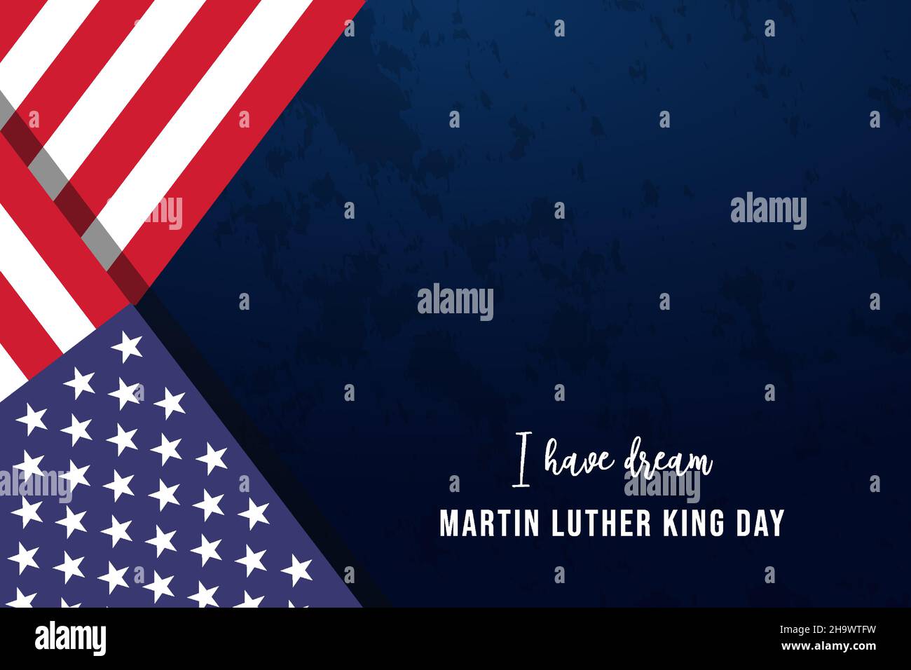 Martin luther King giorno sfondo con spazio copia. MLK day. Vector design Illustrazione Vettoriale