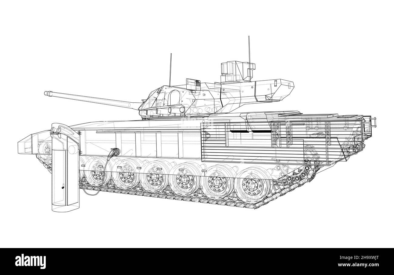 Schema della stazione di carica del serbatoio elettrico Foto Stock