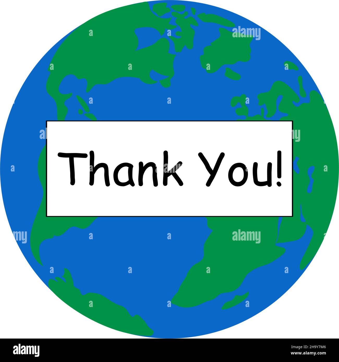 Giornata internazionale di ringraziamento in tutto il mondo. Illustrazione Vettoriale
