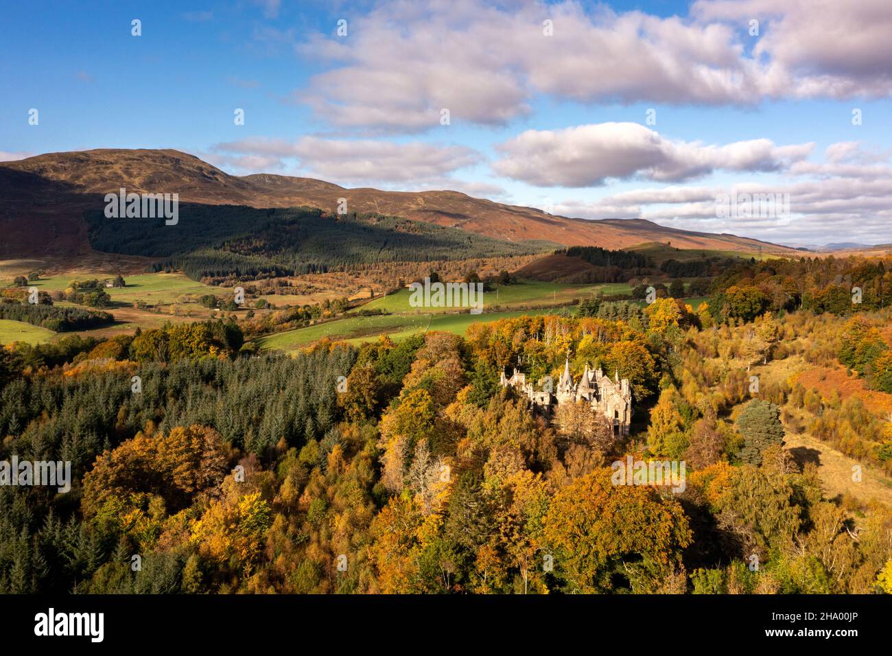 Dunalastair House, Pitlochry, Perthshire, Scozia, Regno Unito Foto Stock