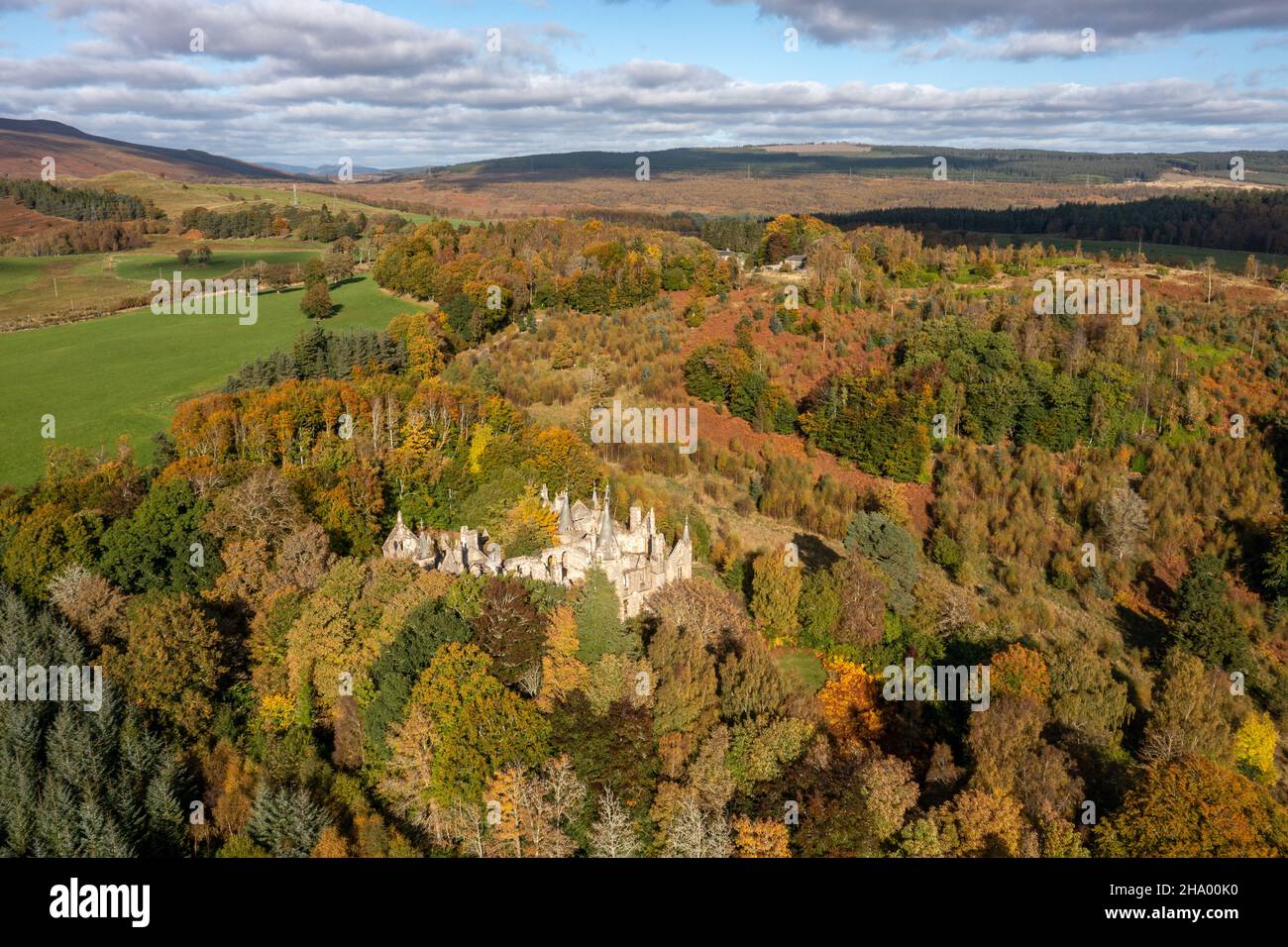 Dunalastair House, Pitlochry, Perthshire, Scozia, Regno Unito Foto Stock