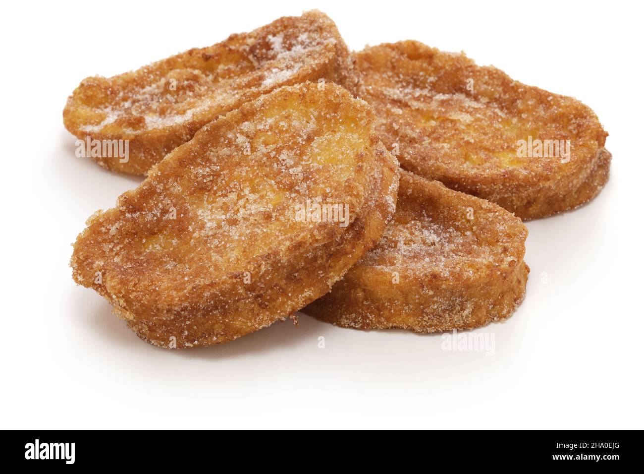 torrijas, toast alla francese in stile spagnolo, dessert di pasqua, rafanadas, toast alla francese in stile portoghese, dessert di natale. Foto Stock