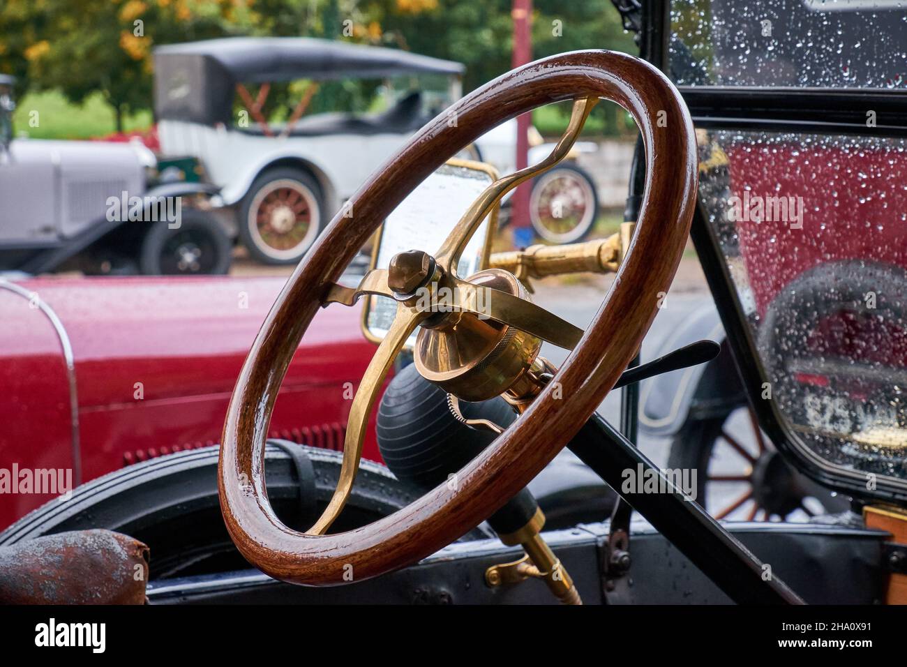 Abitacolo Ford T vintage Foto Stock