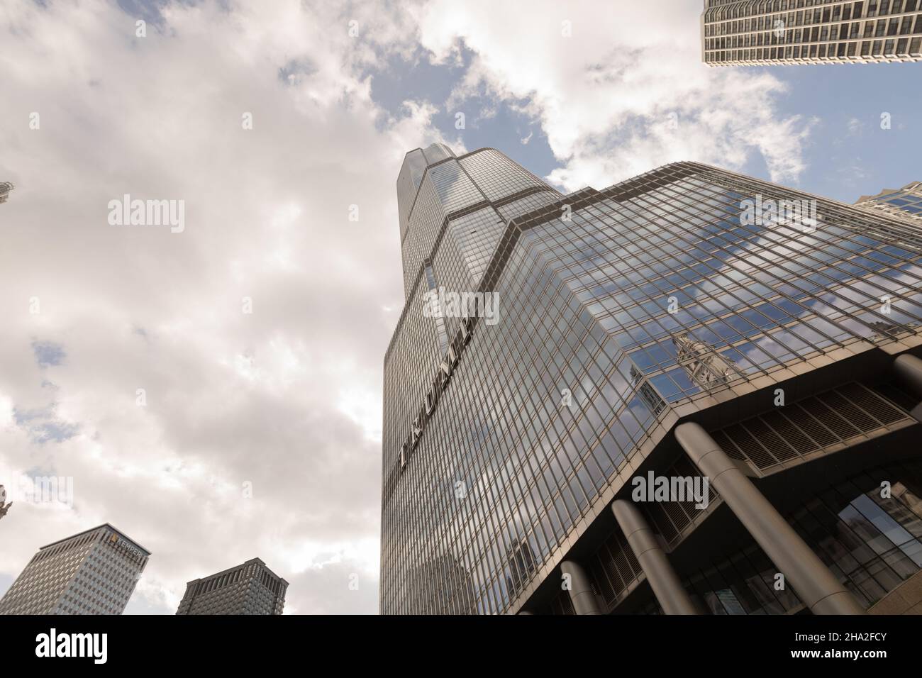 Chicago, Illinois, Stati Uniti trump tower chicago Foto Stock