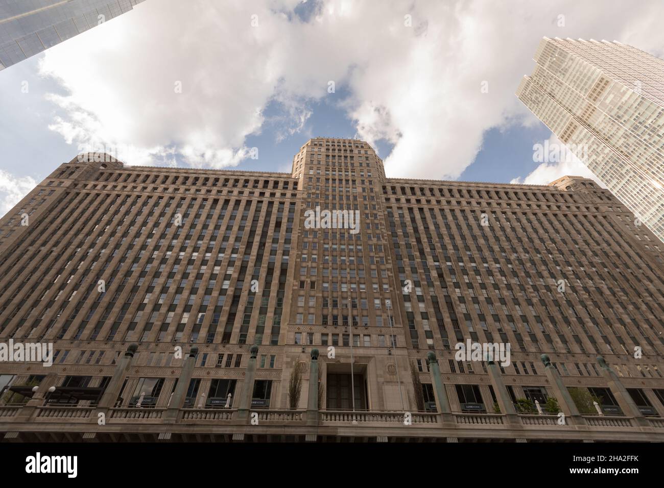 Chicago, il Merchandise Mart o Merch Mart Foto Stock