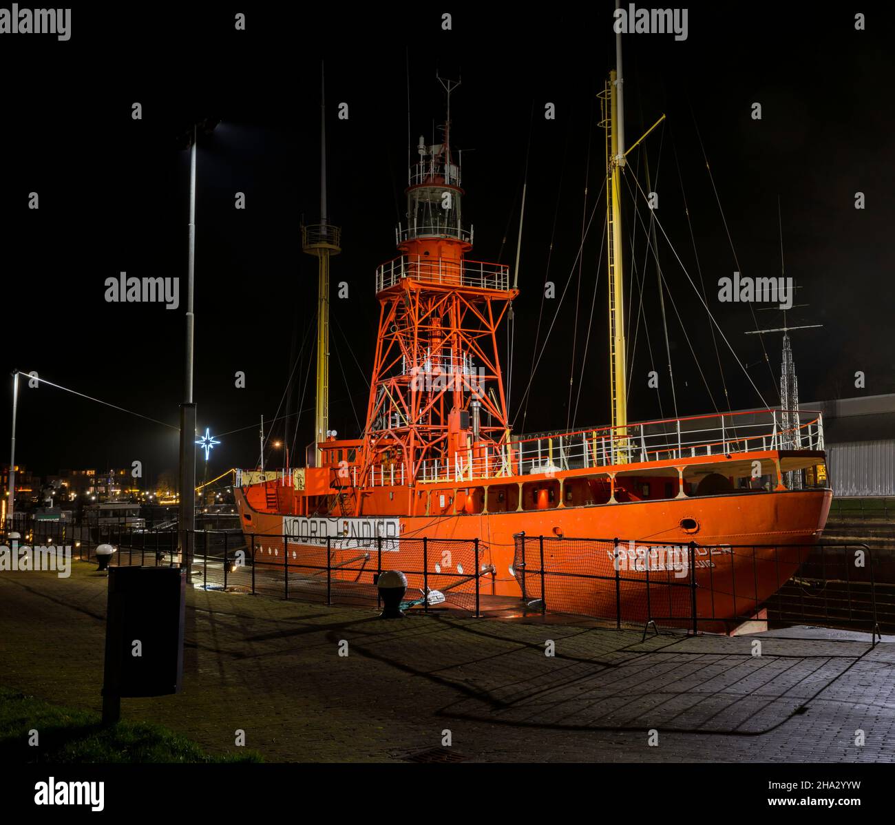 l'ultima nave luminosa in olanda costruita nel 1963 Foto Stock