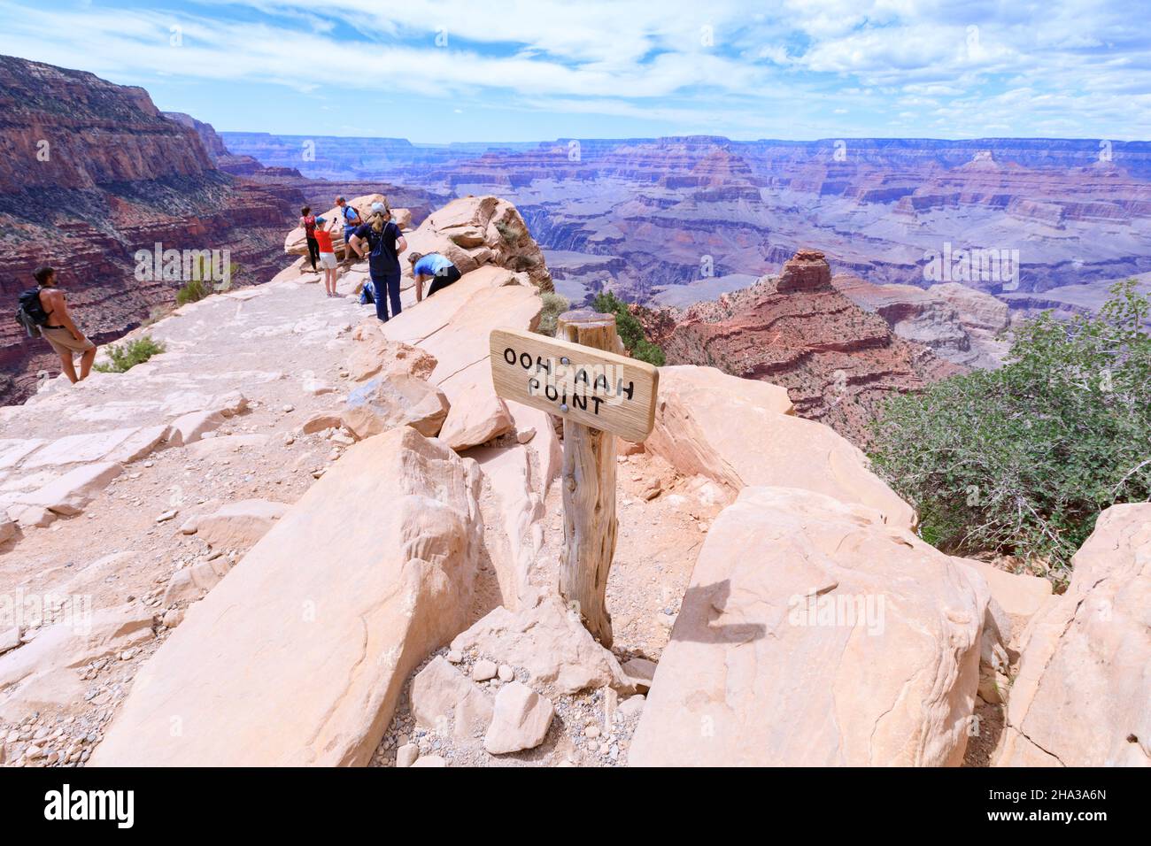 Grand Canyon, Arizona, USA South Kaibab Trail: Ooh Ah Point Foto Stock