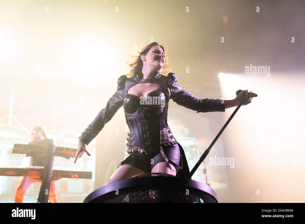 OSLO, NORVEGIA - 09 dicembre 2021: Nightwish ha delievered uno spettacolo epico a oslo spektrum alla fine del 2021 Foto Stock