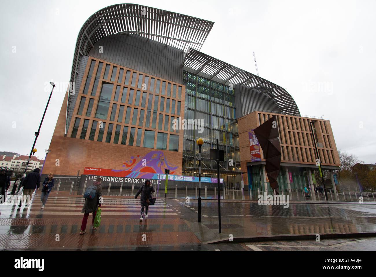 Francis Crick Institute centro di ricerca biomedica a Londra, a Kings Cross, Londra, Regno Unito Foto Stock