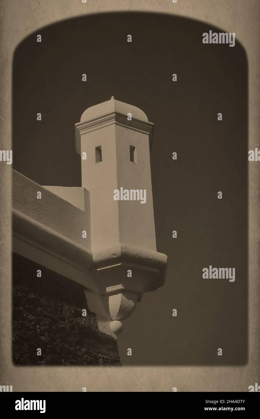 Garita della fortezza del generale Artigas Foto Stock