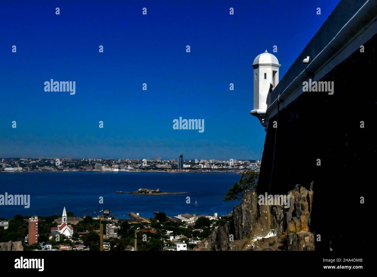 Fortezza del generale Artigas nel Cerro de Montevideo Foto Stock