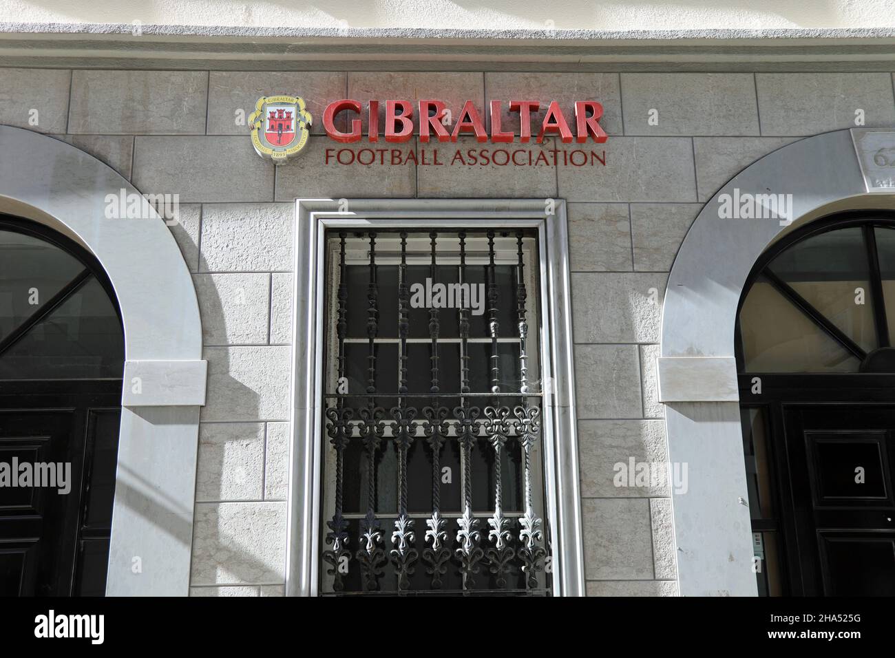Gibilterra Football Association Foto Stock