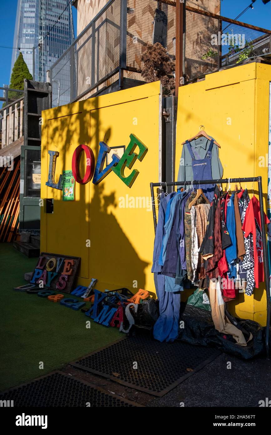 Acetay Yard shopping e mercato alimentare Thomas Street Foto Stock