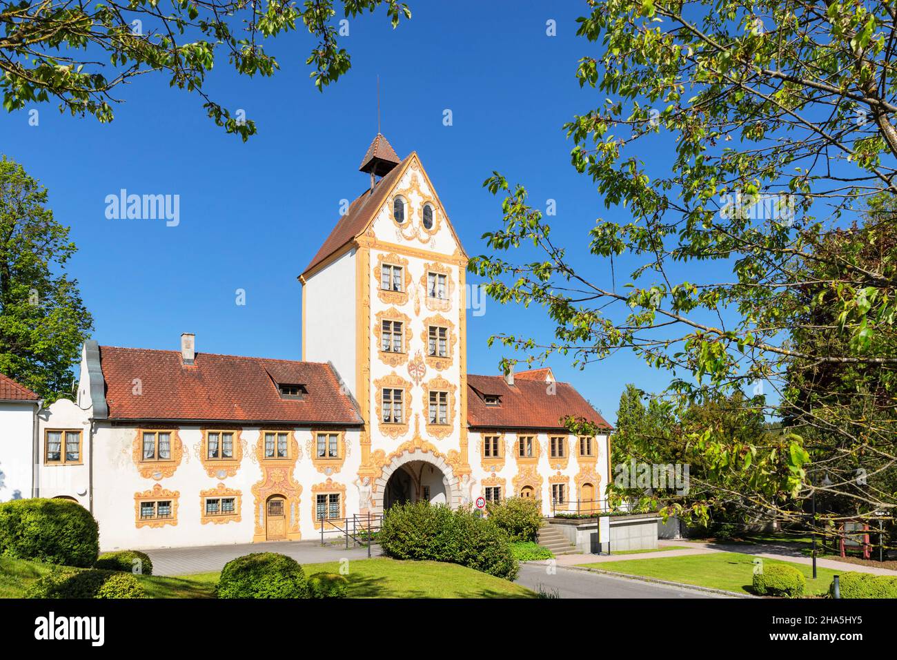 porta superiore, marciume an der rot, swabia superiore, baden-württemberg, germania Foto Stock