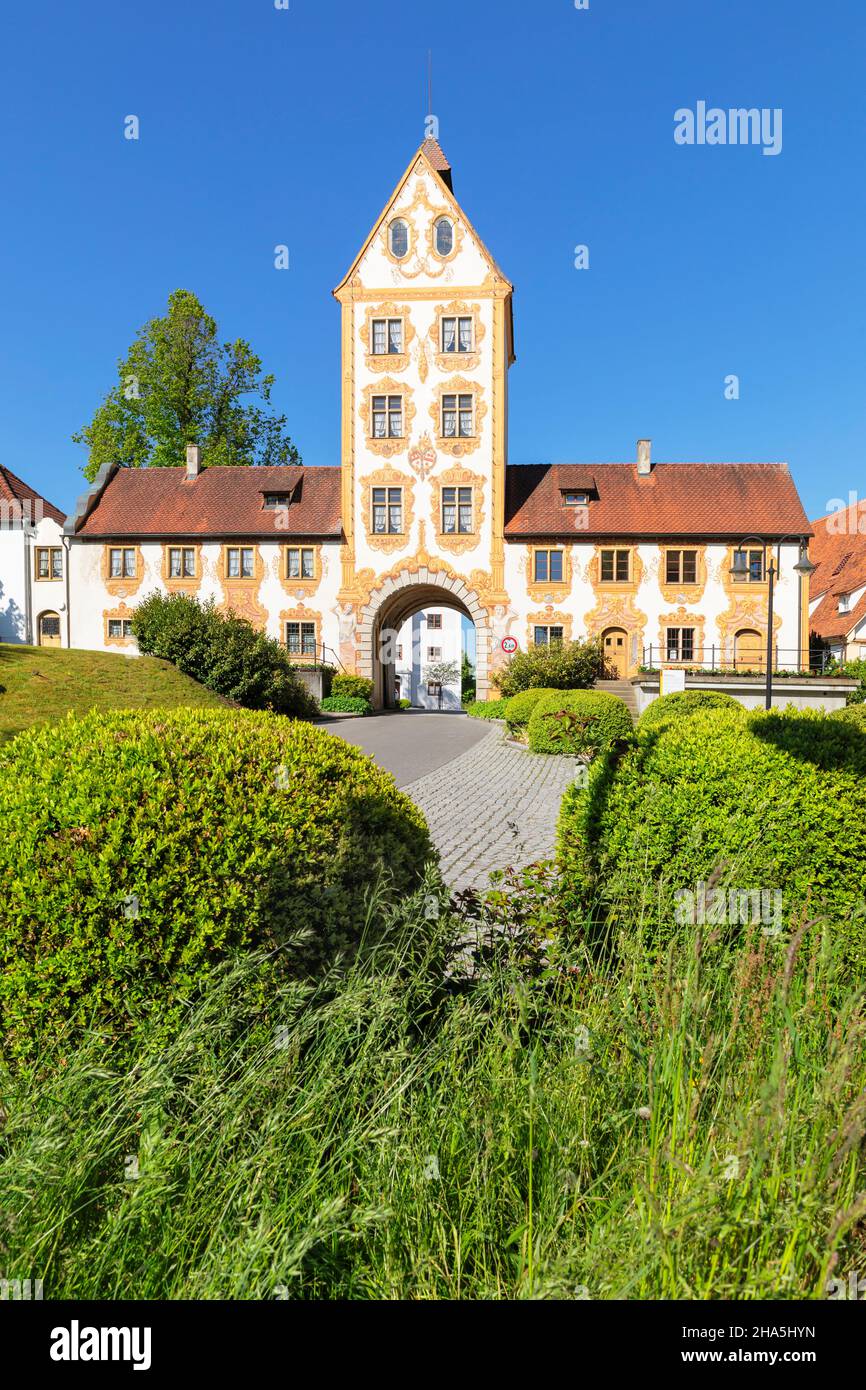 porta superiore, marciume an der rot, swabia superiore, baden-württemberg, germania Foto Stock