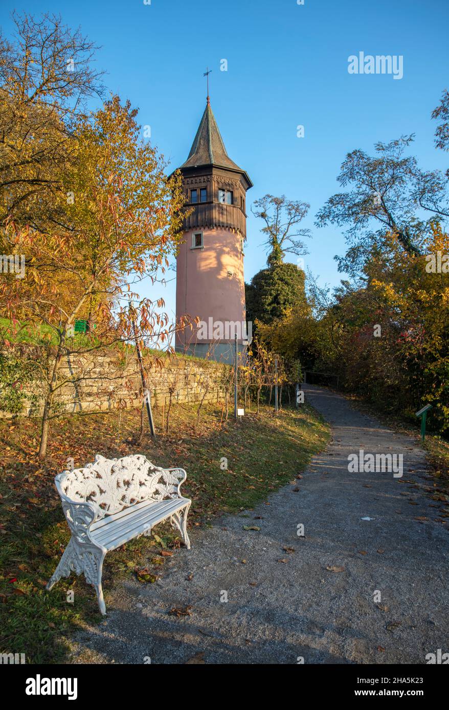 lago di costanza,mainau,isola,autunno dorato,estate indiana, Foto Stock