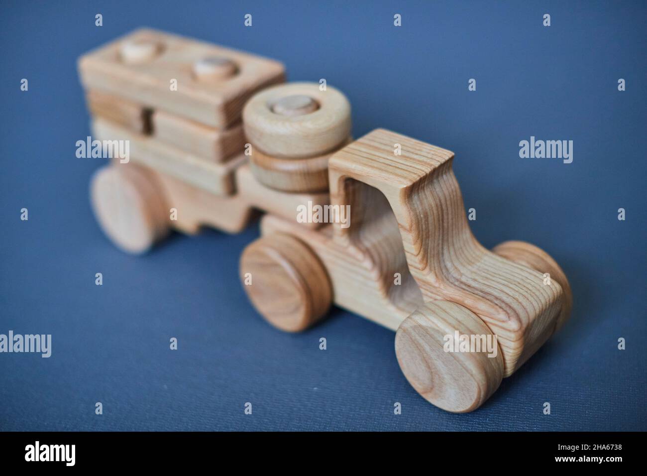 giocattoli per bambini, legno, registrazione studio Foto Stock