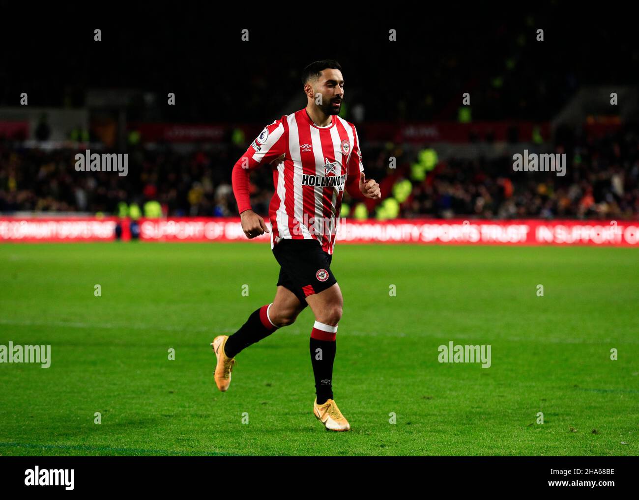 Brentford Community Stadium, Londra, Regno Unito. 10th Dic 2021. Premier League Football Brentford Versus Watford; Saman Ghoddos of Brentford Credit: Action Plus Sports/Alamy Live News Foto Stock