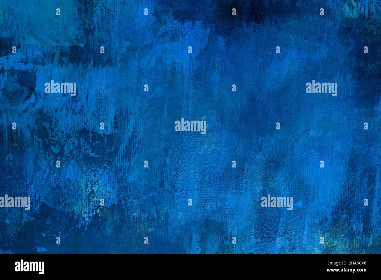 Blu cobalto pittura sfondo grunge sfondo o texture Foto Stock