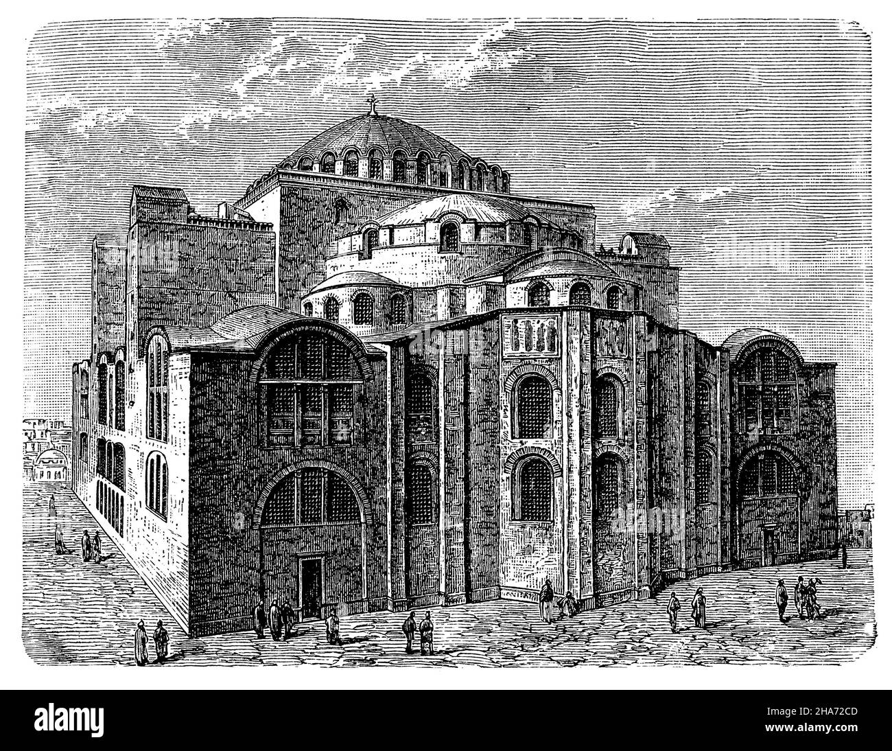 Costantinopoli: Chiesa di Sopien, , (libro di storia dell'arte, 1887) Foto Stock
