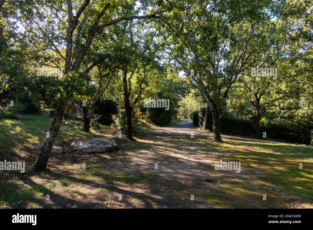 Campeggio fuori stagione, Vogue, Francia Foto Stock