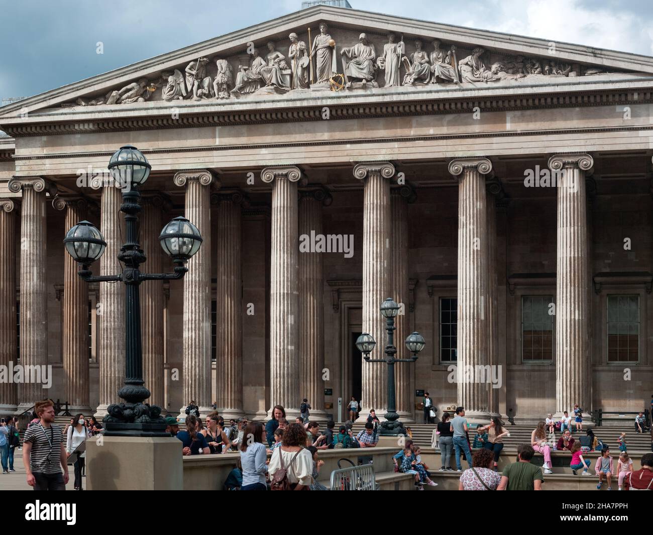 British Museum, Bloomsbury, Londra, Regno Unito Foto Stock