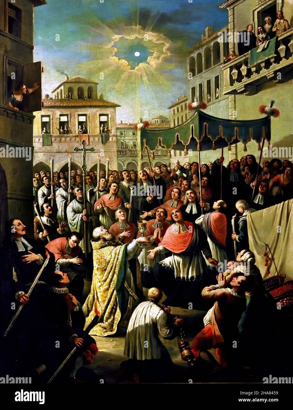 Miracolo del Santissimo Sacramento di Torino 1742 Giovanni Michele Graneri 1708-1762 Italia. Piemonte Torino Palazzo Madama Foto Stock