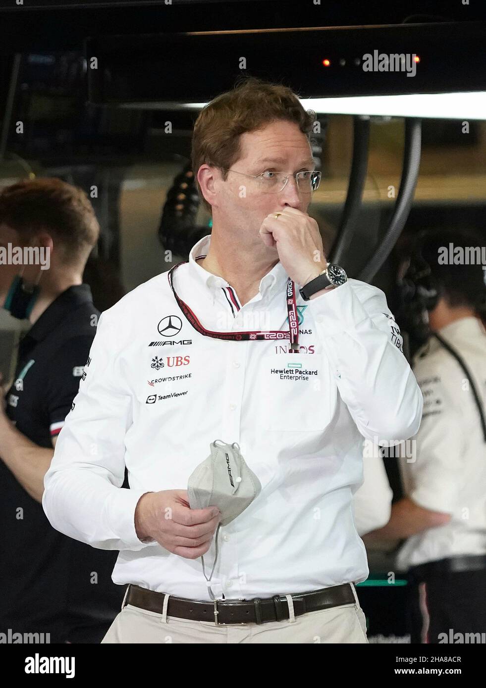 Abu Dhabi, Emirati Arabi Uniti. 11th dicembre 2021. 11th dicembre 2021, Yas Marina Circuit, Abu Dhabi, FORMULA 1 ETIHAD AIRWAYS ABU DHABI GRAND PRIX 2021, nella foto CEO Ola Kallenius, Daimler AG Credit: dpa Picture Alliance/Alamy Live News Foto Stock