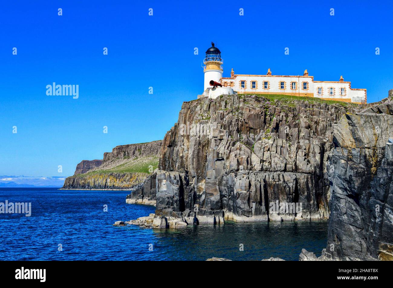 Neist Point Lighthouse Foto Stock