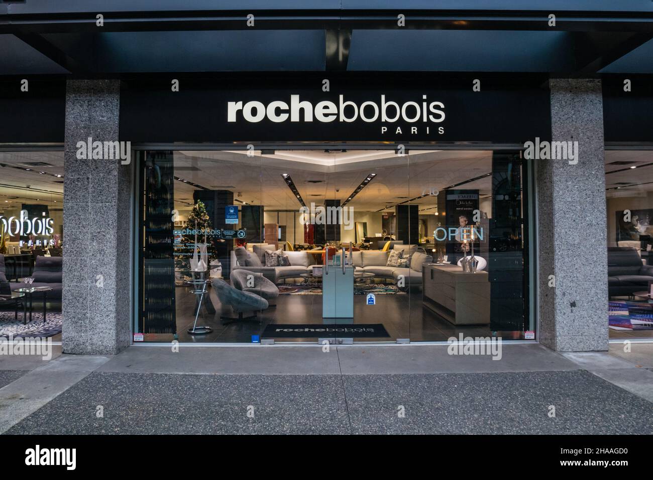 rochebois paris negozio al dettaglio vancouver canada Foto Stock rochebois paris negozio al dettaglio vancouver canada Foto Stock
