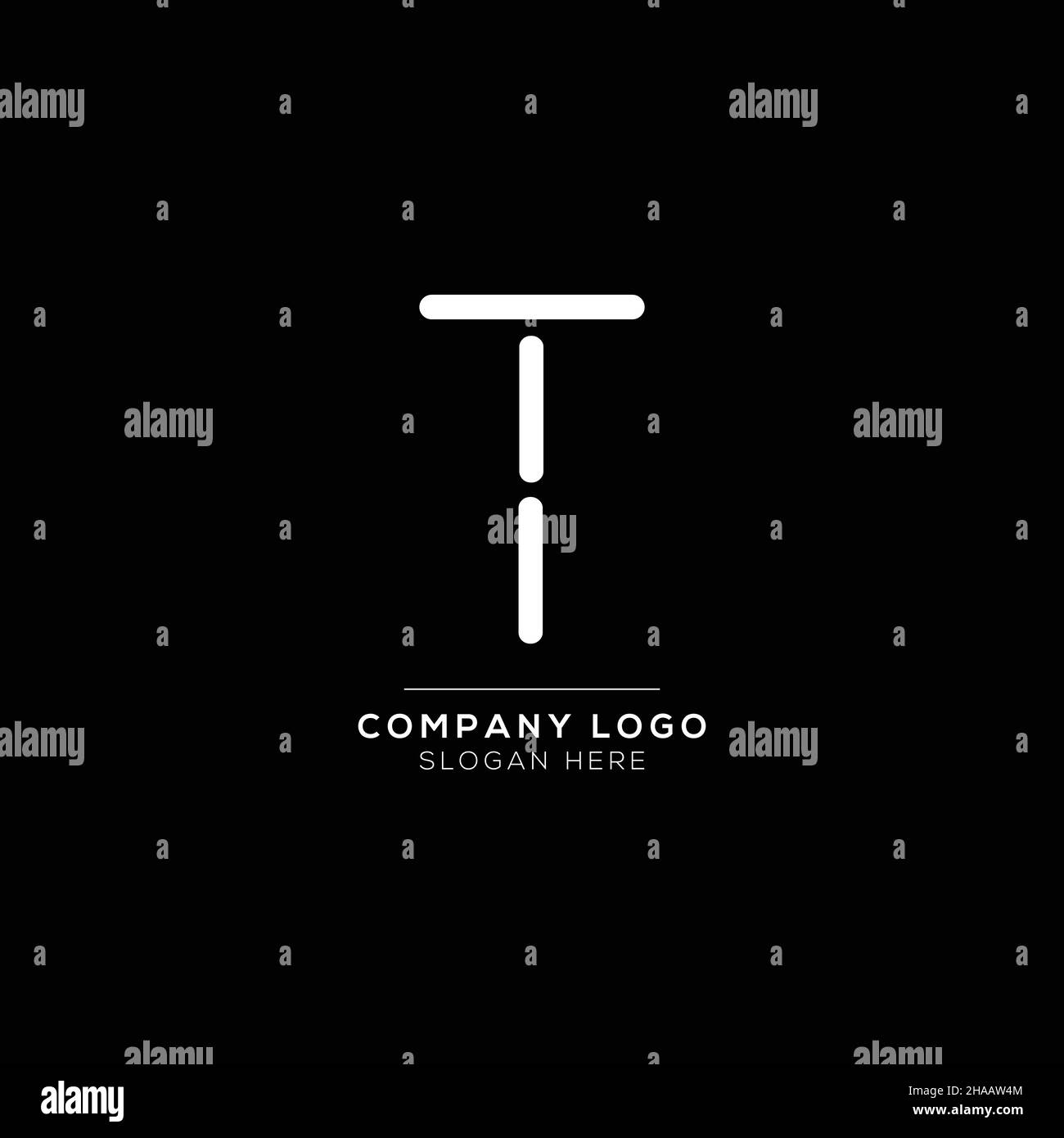 Logo lettera iniziale Premium Vector T per il branding di lusso. Design elegante ed elegante per la vostra azienda Elite. Illustrazione Vettoriale