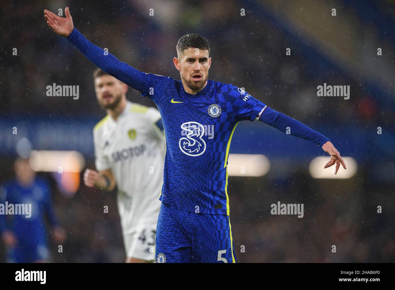 11 dicembre - Chelsea contro Leeds United - Premier League - Stamford Bridge Jorginho durante la partita della Premier League a Stamford Bridge, Londra. Picture Credit : © Mark Pain / Alamy Live News Foto Stock