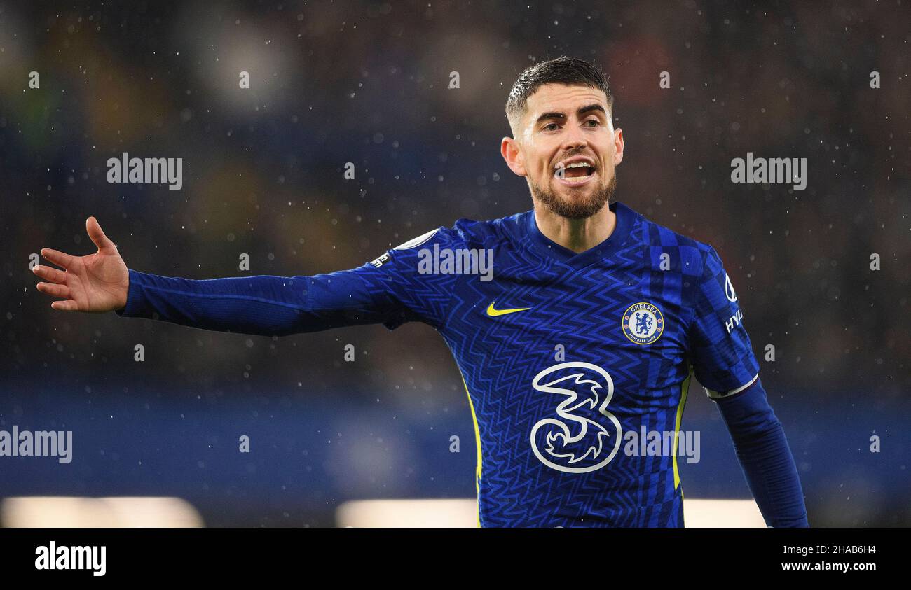 11 dicembre - Chelsea contro Leeds United - Premier League - Stamford Bridge Jorginho durante la partita della Premier League a Stamford Bridge, Londra. Picture Credit : © Mark Pain / Alamy Live News Foto Stock