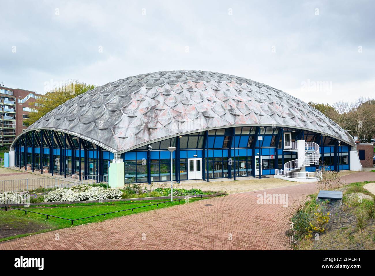 Centro sportivo 'De Blinkerd' nella cittadina di pescatori di Scheveningen, vicino alla città dell'Aia, Olanda Foto Stock