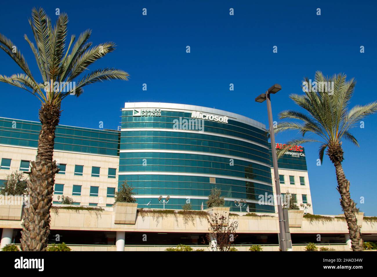 Microsoft Corporation Development Center in Israele a HaPnina Street Raanana Foto Stock