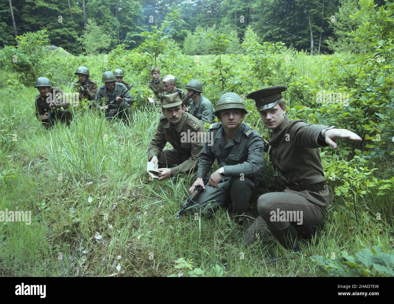 Drawsko Pomorskie 11,1988. Manewry Zjednoczonych Si³ Zbrojnych - Wojsk Uk³adu Warszawskiego Tarcza'88. js PAP/Jan Bogacz Ireneusz Sobieszczuk Dok³adny dzieñ wydarzenia nieustalony. Drawsko Pomorskie Novembre 1988. Il campo di allenamento Drawski. Gli esercizi delle forze armate unite - Warsaw Pact Armies hanno codificato Disc'88. js PAP/Jan Bogacz Ireneusz Sobieszczuk data esatta sconosciuta. Foto Stock