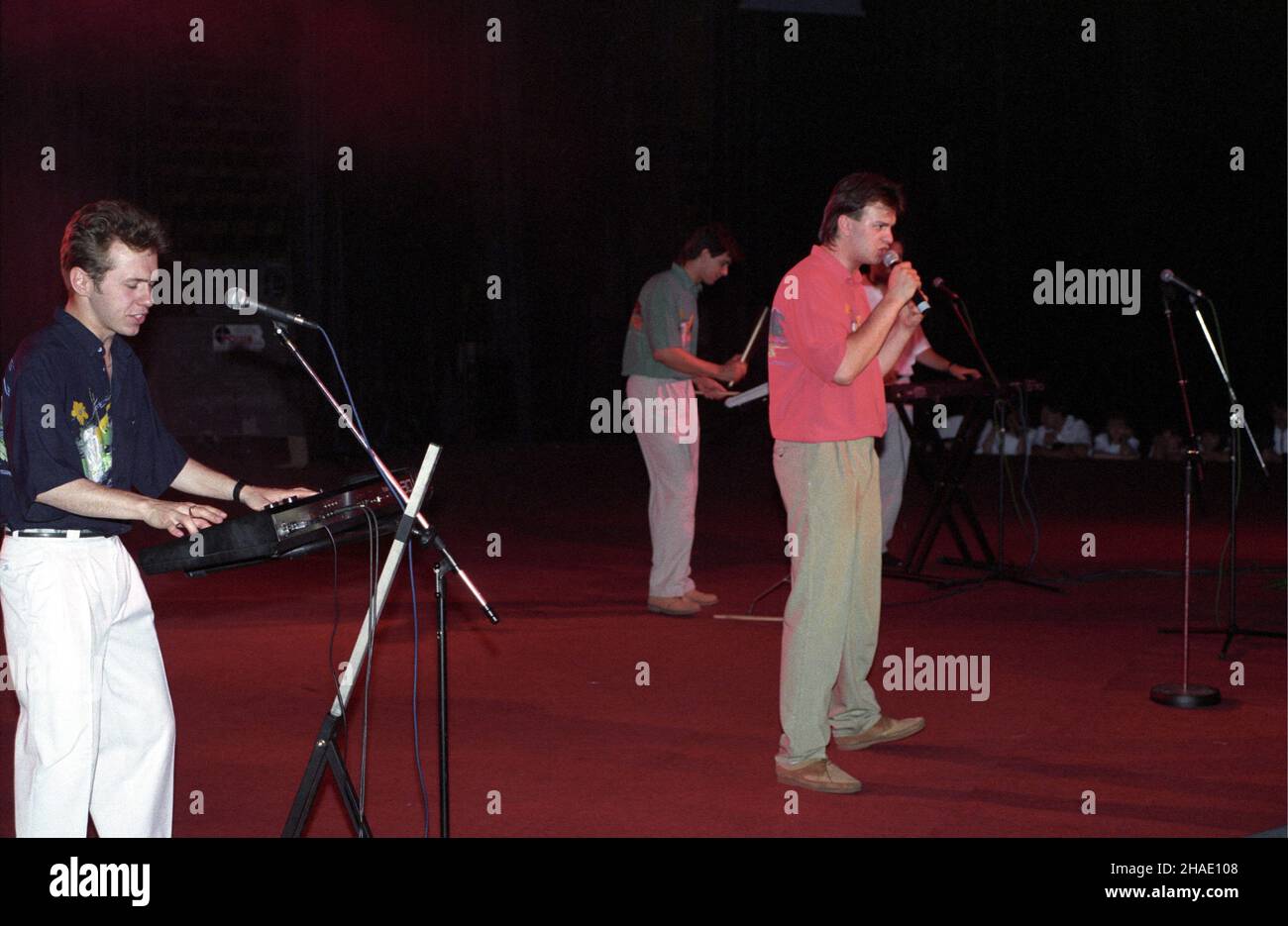 Katowice, 1995-06-11. Polo discoteca Koncert muzyki. NZ. Signor Dex. ppr PAP/Roman Koszowski Foto Stock