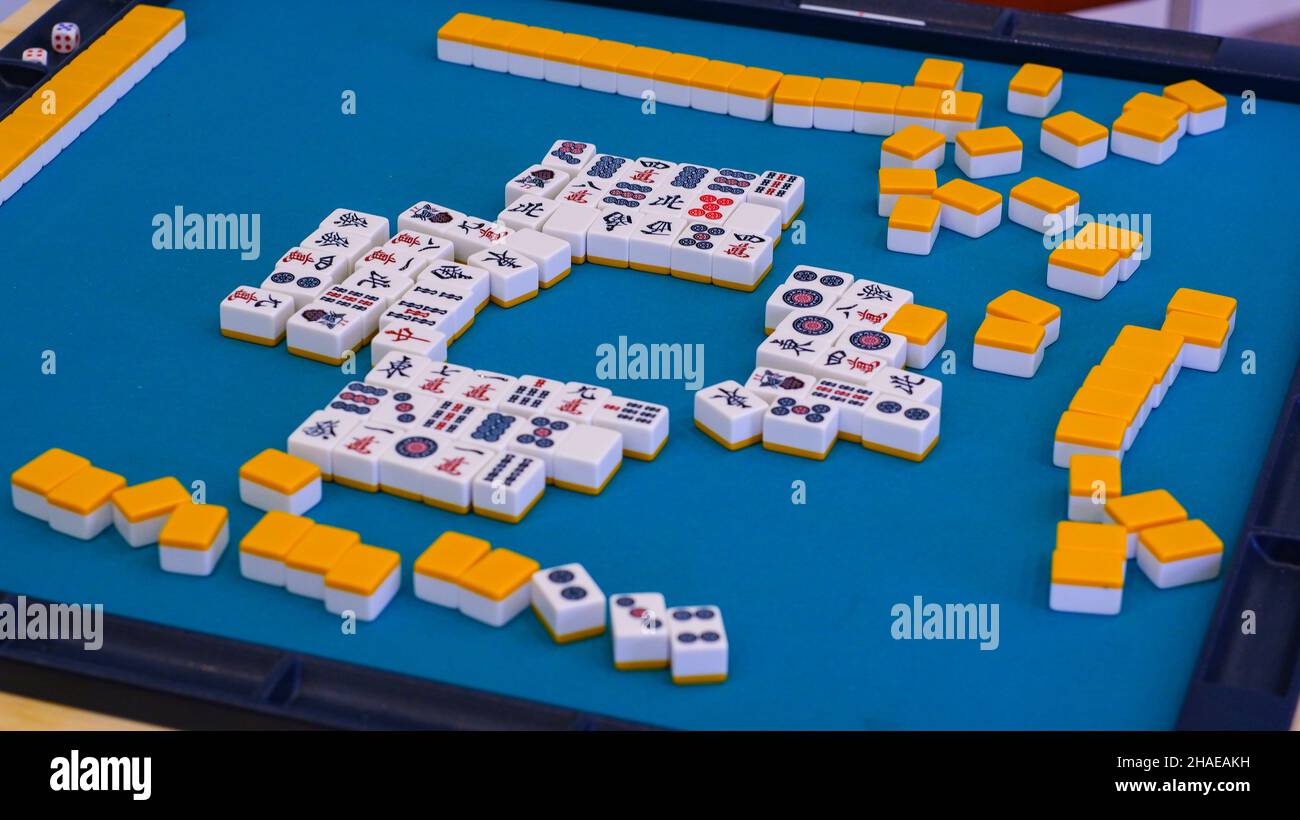 Mah Jong Set – 144 Piastrelle Mahjong Gioco Con Scatola