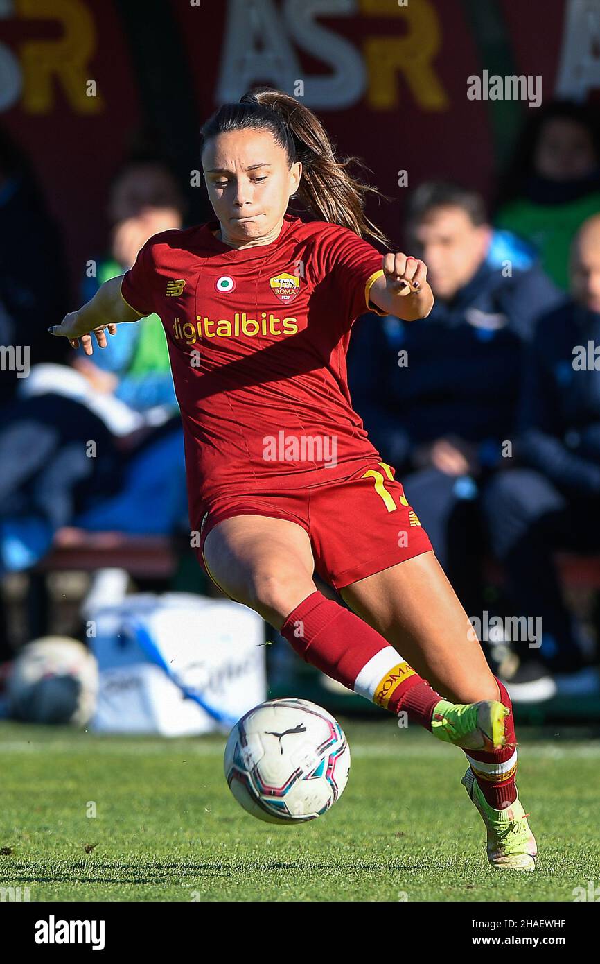 Roma, Italia, 12 Dicembre, 2021 Annamaria serturini di AS Roma al Roma vs Lazio Serie A League Credit:Roberto Ramaccia/Alamy Live News Foto Stock