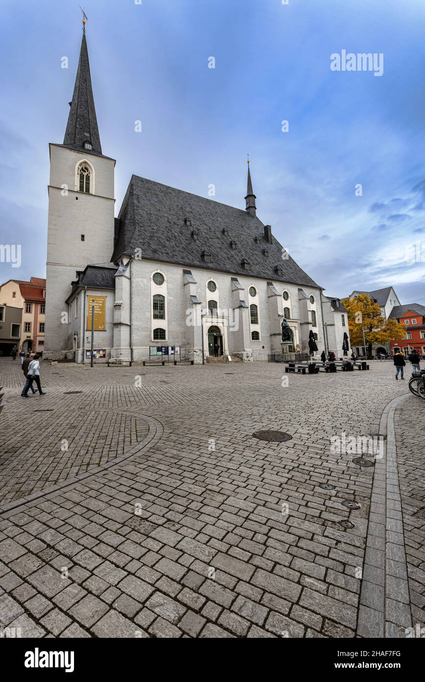 Chiesa di San Pietro e Paolo a Weimar, Turingia, Germania. Foto Stock