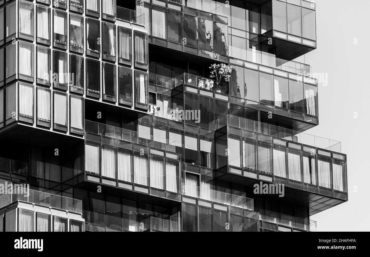 Il moderno edificio King Power Mahanakhon nel centro di Bangkok Thailandia Foto Stock