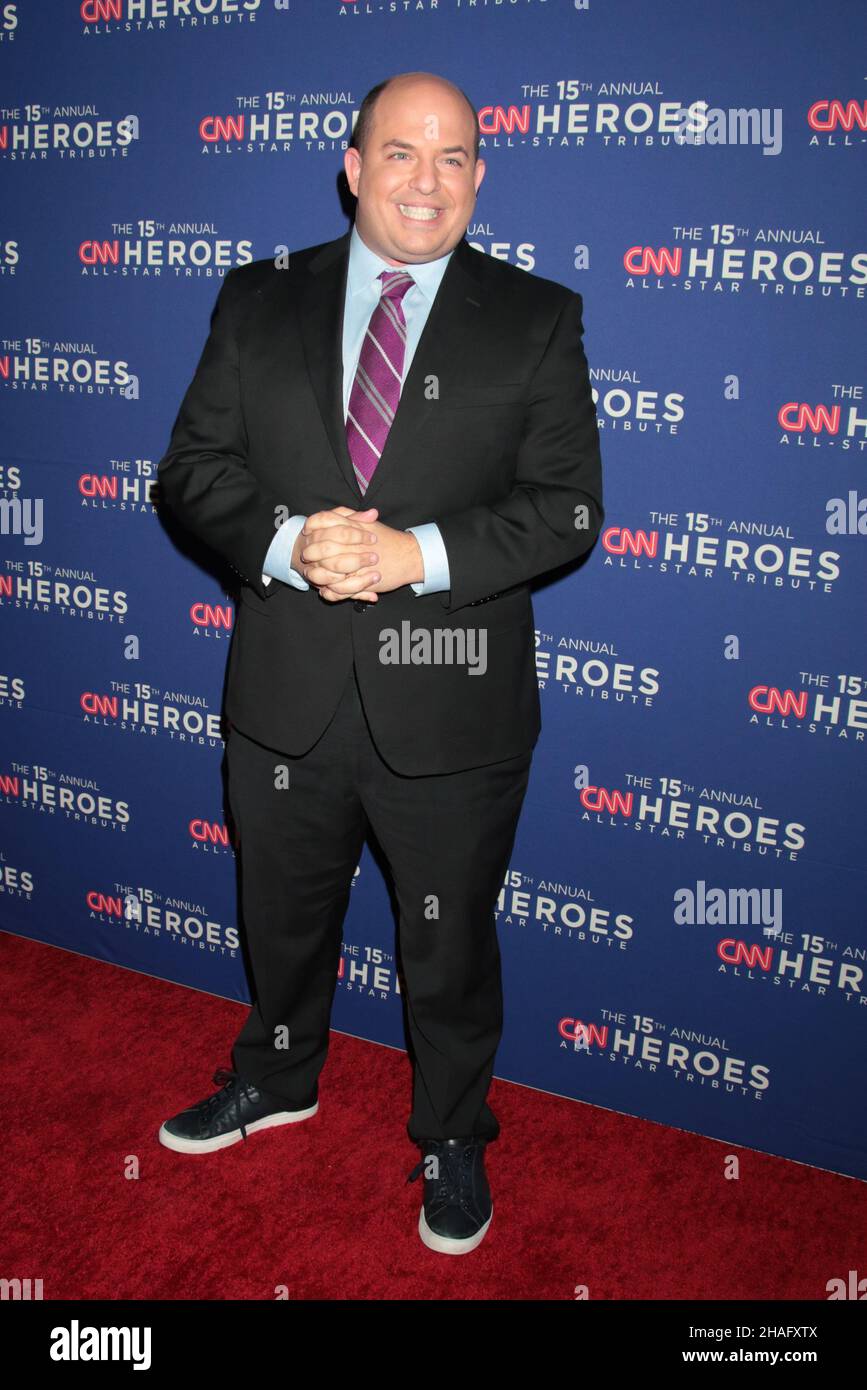 New York, NY, USA. 12th Dic 2021. Brian Stelter al Tributo All-Star 15th della CNN Heroes all'American Museum of Natural History di New York il 12 dicembre 2021. Credit: RW/Media Punch/Alamy Live News Foto Stock