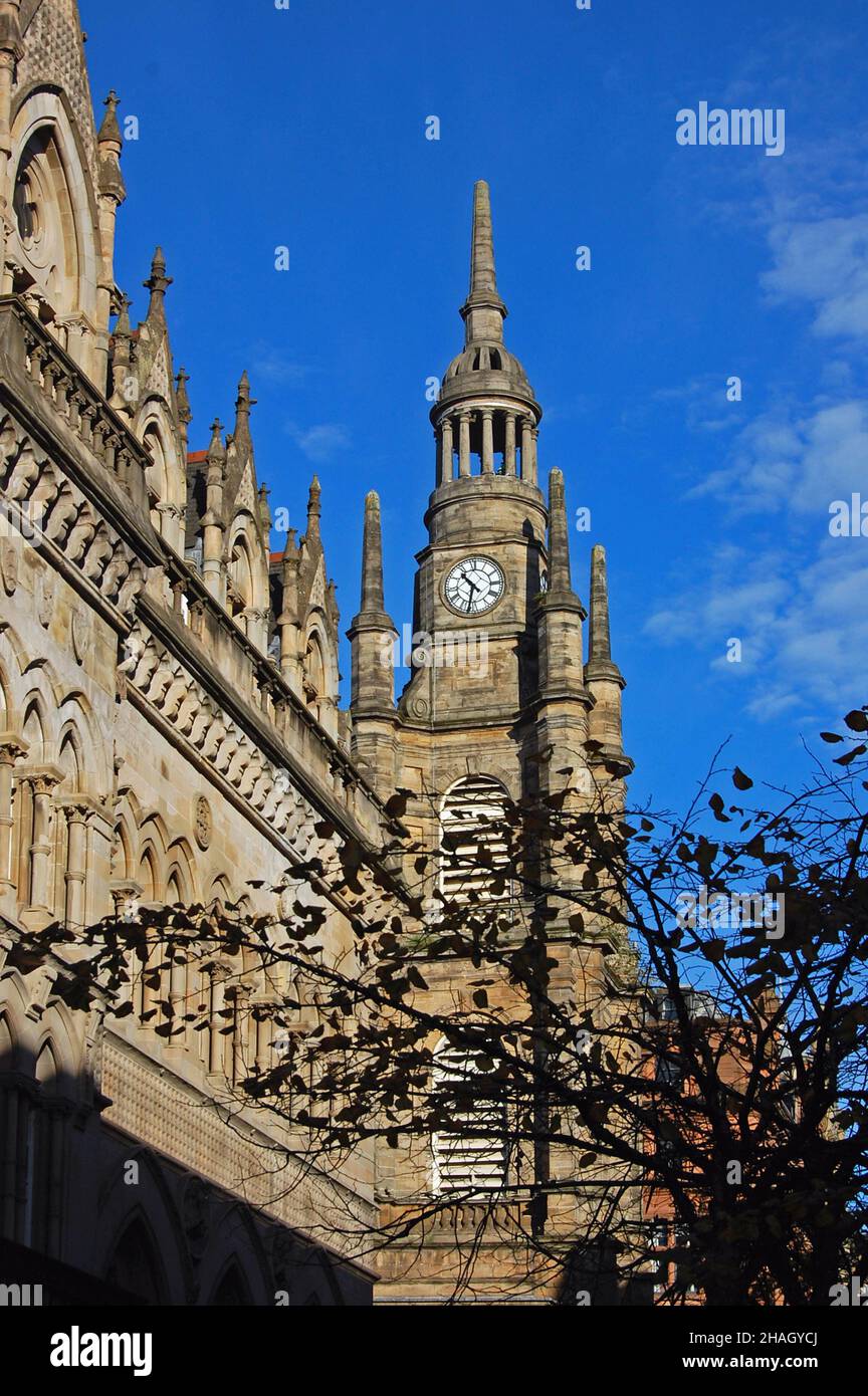 St.George's Tron Church, Buchanan Street, Glasgow, Scozia, Regno Unito, Europa. Foto Stock